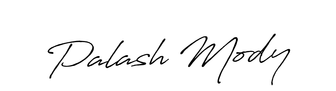 Create a beautiful signature design for name Palash Mody. With this signature (Antro_Vectra_Bolder) fonts, you can make a handwritten signature for free. Palash Mody signature style 7 images and pictures png