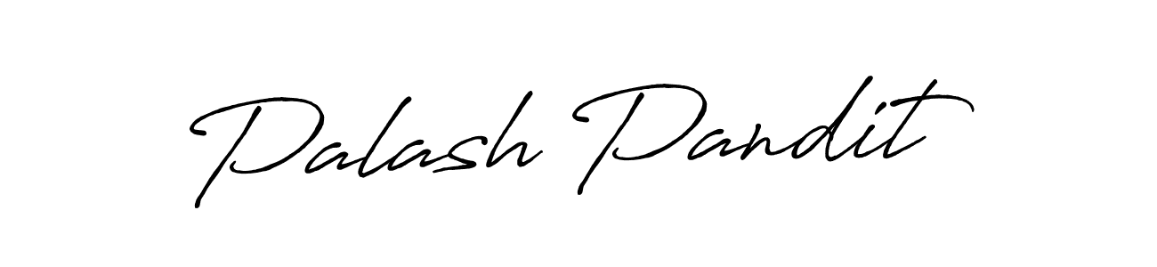 Use a signature maker to create a handwritten signature online. With this signature software, you can design (Antro_Vectra_Bolder) your own signature for name Palash Pandit. Palash Pandit signature style 7 images and pictures png