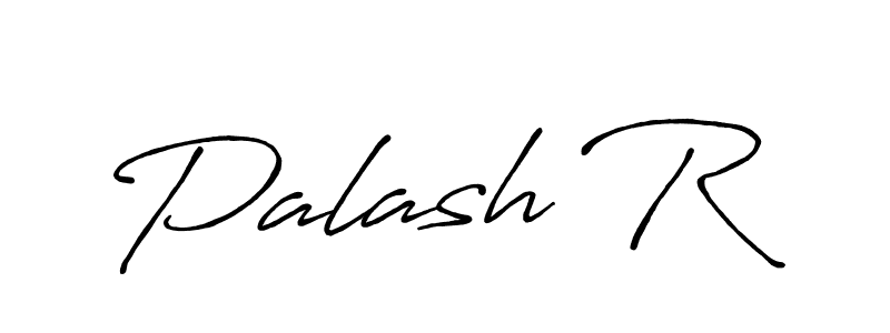 Create a beautiful signature design for name Palash R. With this signature (Antro_Vectra_Bolder) fonts, you can make a handwritten signature for free. Palash R signature style 7 images and pictures png