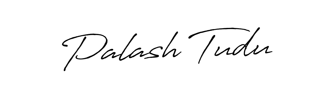 Design your own signature with our free online signature maker. With this signature software, you can create a handwritten (Antro_Vectra_Bolder) signature for name Palash Tudu. Palash Tudu signature style 7 images and pictures png