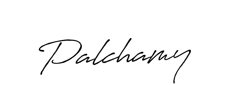 if you are searching for the best signature style for your name Palchamy. so please give up your signature search. here we have designed multiple signature styles  using Antro_Vectra_Bolder. Palchamy signature style 7 images and pictures png