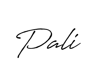 Pali stylish signature style. Best Handwritten Sign (Antro_Vectra_Bolder) for my name. Handwritten Signature Collection Ideas for my name Pali. Pali signature style 7 images and pictures png