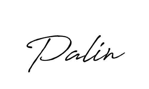 Make a beautiful signature design for name Palin. With this signature (Antro_Vectra_Bolder) style, you can create a handwritten signature for free. Palin signature style 7 images and pictures png