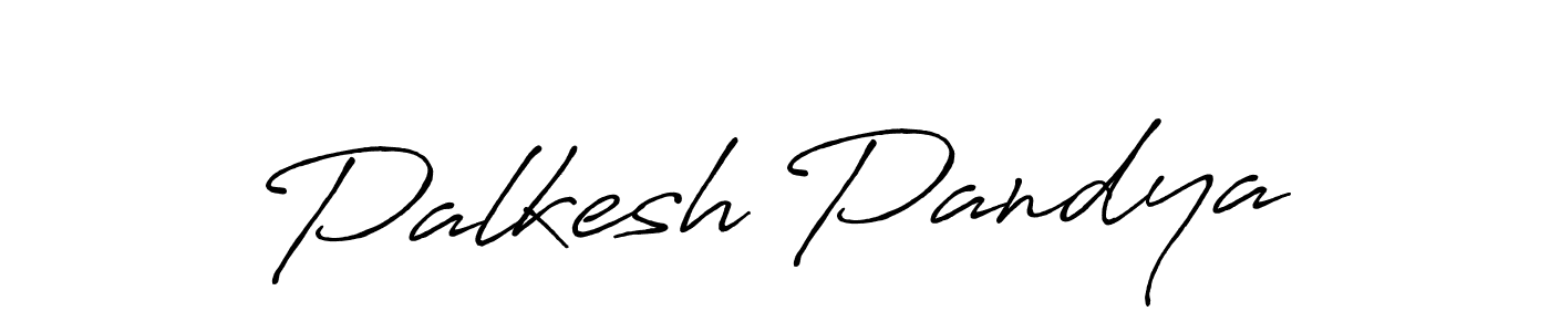 Make a beautiful signature design for name Palkesh Pandya. With this signature (Antro_Vectra_Bolder) style, you can create a handwritten signature for free. Palkesh Pandya signature style 7 images and pictures png