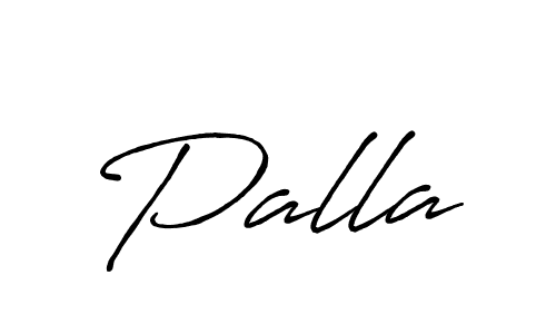 Create a beautiful signature design for name Palla. With this signature (Antro_Vectra_Bolder) fonts, you can make a handwritten signature for free. Palla signature style 7 images and pictures png