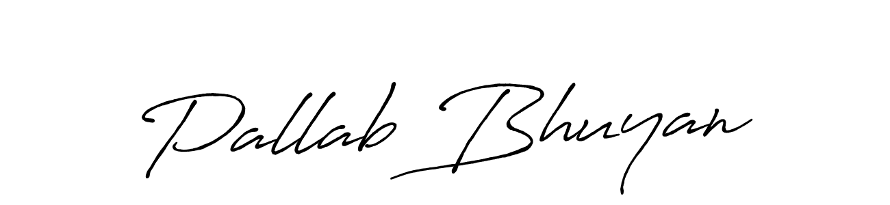 Also we have Pallab Bhuyan name is the best signature style. Create professional handwritten signature collection using Antro_Vectra_Bolder autograph style. Pallab Bhuyan signature style 7 images and pictures png