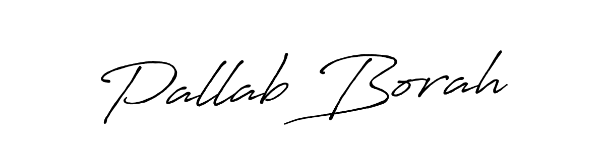 The best way (Antro_Vectra_Bolder) to make a short signature is to pick only two or three words in your name. The name Pallab Borah include a total of six letters. For converting this name. Pallab Borah signature style 7 images and pictures png