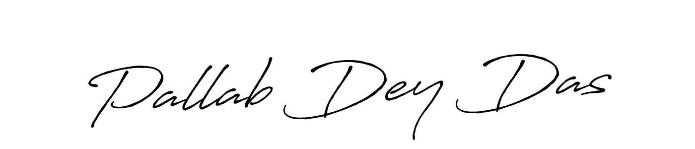 How to make Pallab Dey Das name signature. Use Antro_Vectra_Bolder style for creating short signs online. This is the latest handwritten sign. Pallab Dey Das signature style 7 images and pictures png