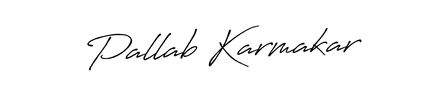 Use a signature maker to create a handwritten signature online. With this signature software, you can design (Antro_Vectra_Bolder) your own signature for name Pallab Karmakar. Pallab Karmakar signature style 7 images and pictures png