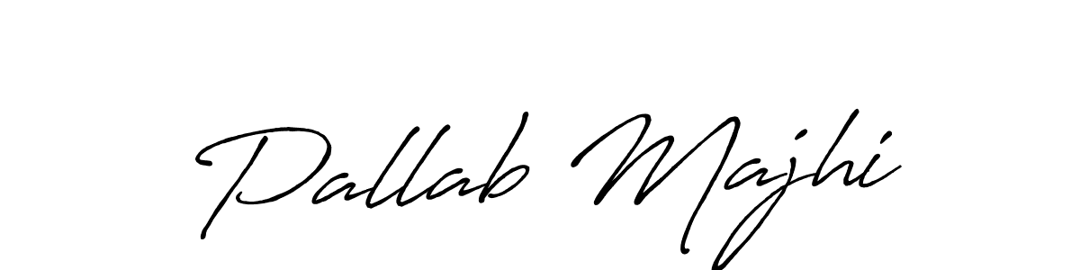 Make a beautiful signature design for name Pallab Majhi. With this signature (Antro_Vectra_Bolder) style, you can create a handwritten signature for free. Pallab Majhi signature style 7 images and pictures png