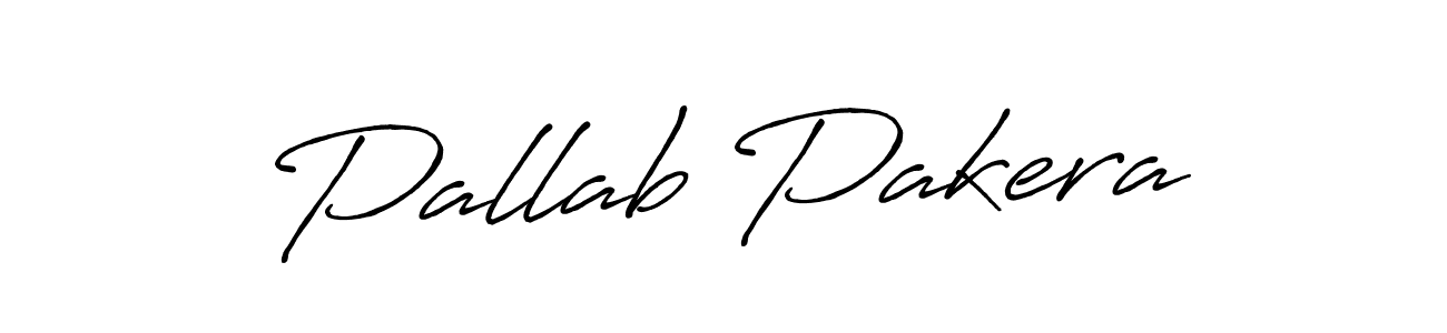 How to make Pallab Pakera name signature. Use Antro_Vectra_Bolder style for creating short signs online. This is the latest handwritten sign. Pallab Pakera signature style 7 images and pictures png