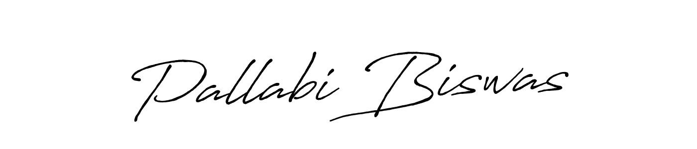 Design your own signature with our free online signature maker. With this signature software, you can create a handwritten (Antro_Vectra_Bolder) signature for name Pallabi Biswas. Pallabi Biswas signature style 7 images and pictures png