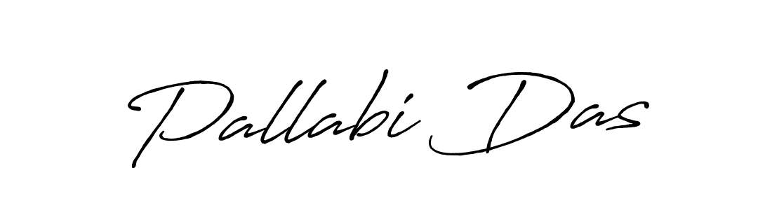Make a beautiful signature design for name Pallabi Das. With this signature (Antro_Vectra_Bolder) style, you can create a handwritten signature for free. Pallabi Das signature style 7 images and pictures png