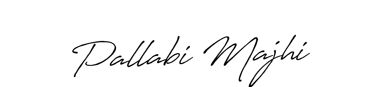 How to make Pallabi Majhi name signature. Use Antro_Vectra_Bolder style for creating short signs online. This is the latest handwritten sign. Pallabi Majhi signature style 7 images and pictures png