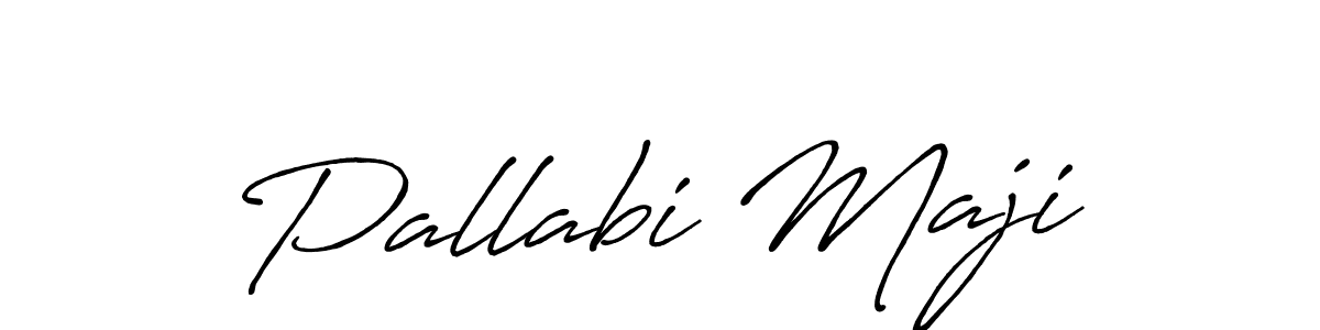 Create a beautiful signature design for name Pallabi Maji. With this signature (Antro_Vectra_Bolder) fonts, you can make a handwritten signature for free. Pallabi Maji signature style 7 images and pictures png