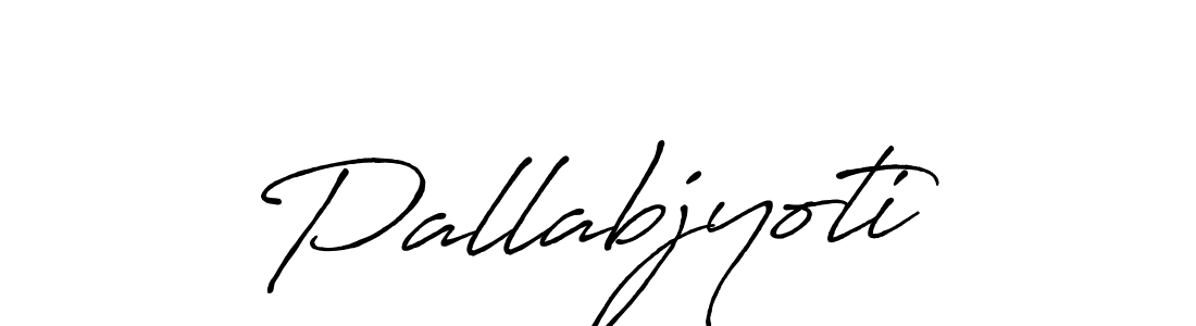 Use a signature maker to create a handwritten signature online. With this signature software, you can design (Antro_Vectra_Bolder) your own signature for name Pallabjyoti. Pallabjyoti signature style 7 images and pictures png