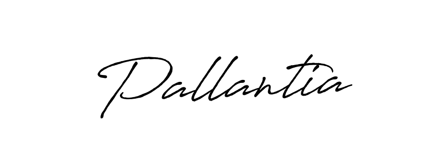 Design your own signature with our free online signature maker. With this signature software, you can create a handwritten (Antro_Vectra_Bolder) signature for name Pallantia. Pallantia signature style 7 images and pictures png