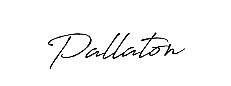 How to make Pallaton name signature. Use Antro_Vectra_Bolder style for creating short signs online. This is the latest handwritten sign. Pallaton signature style 7 images and pictures png