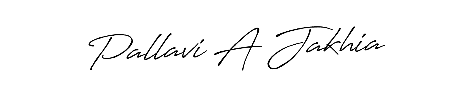 Use a signature maker to create a handwritten signature online. With this signature software, you can design (Antro_Vectra_Bolder) your own signature for name Pallavi A Jakhia. Pallavi A Jakhia signature style 7 images and pictures png