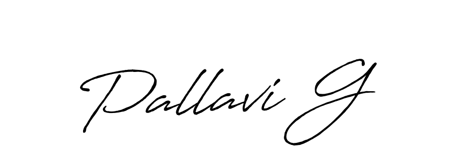 How to make Pallavi G signature? Antro_Vectra_Bolder is a professional autograph style. Create handwritten signature for Pallavi G name. Pallavi G signature style 7 images and pictures png