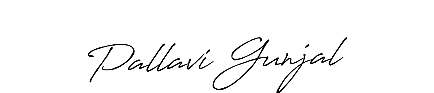It looks lik you need a new signature style for name Pallavi Gunjal. Design unique handwritten (Antro_Vectra_Bolder) signature with our free signature maker in just a few clicks. Pallavi Gunjal signature style 7 images and pictures png