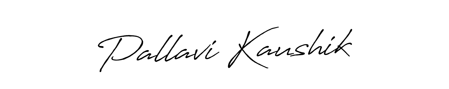 How to make Pallavi Kaushik signature? Antro_Vectra_Bolder is a professional autograph style. Create handwritten signature for Pallavi Kaushik name. Pallavi Kaushik signature style 7 images and pictures png