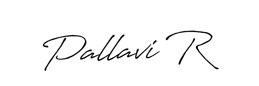 It looks lik you need a new signature style for name Pallavi R. Design unique handwritten (Antro_Vectra_Bolder) signature with our free signature maker in just a few clicks. Pallavi R signature style 7 images and pictures png