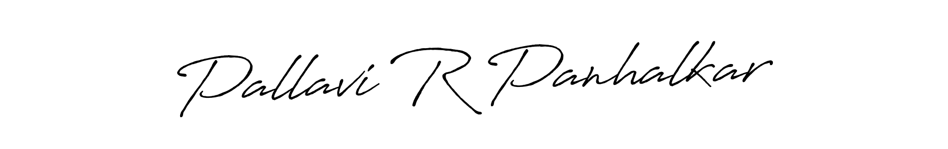 Pallavi R Panhalkar stylish signature style. Best Handwritten Sign (Antro_Vectra_Bolder) for my name. Handwritten Signature Collection Ideas for my name Pallavi R Panhalkar. Pallavi R Panhalkar signature style 7 images and pictures png