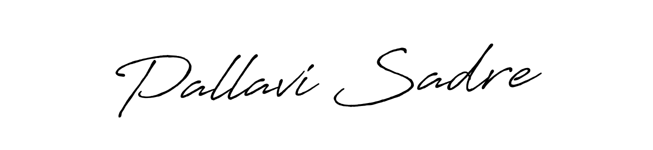 Design your own signature with our free online signature maker. With this signature software, you can create a handwritten (Antro_Vectra_Bolder) signature for name Pallavi Sadre. Pallavi Sadre signature style 7 images and pictures png