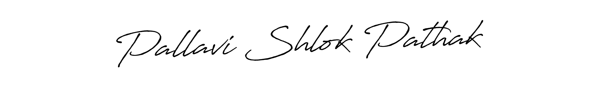 Antro_Vectra_Bolder is a professional signature style that is perfect for those who want to add a touch of class to their signature. It is also a great choice for those who want to make their signature more unique. Get Pallavi Shlok Pathak name to fancy signature for free. Pallavi Shlok Pathak signature style 7 images and pictures png