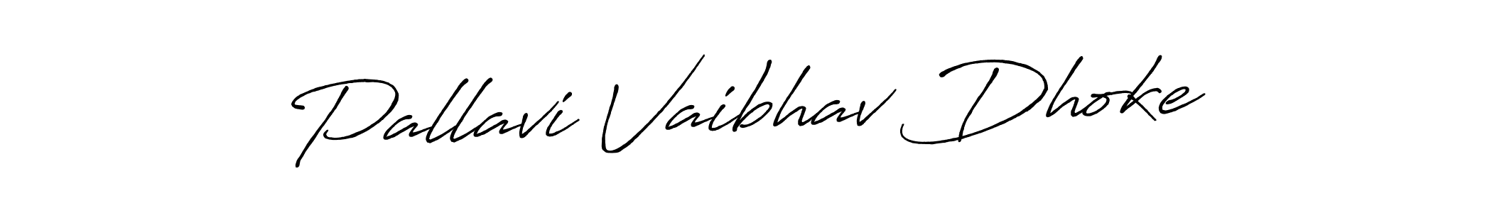 Use a signature maker to create a handwritten signature online. With this signature software, you can design (Antro_Vectra_Bolder) your own signature for name Pallavi Vaibhav Dhoke. Pallavi Vaibhav Dhoke signature style 7 images and pictures png