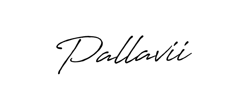 How to make Pallavii name signature. Use Antro_Vectra_Bolder style for creating short signs online. This is the latest handwritten sign. Pallavii signature style 7 images and pictures png