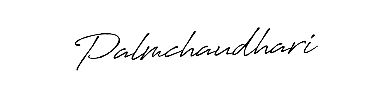 Design your own signature with our free online signature maker. With this signature software, you can create a handwritten (Antro_Vectra_Bolder) signature for name Palmchaudhari. Palmchaudhari signature style 7 images and pictures png