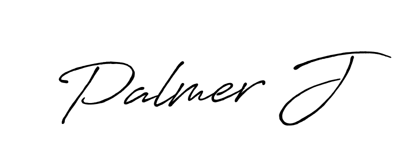 Palmer J stylish signature style. Best Handwritten Sign (Antro_Vectra_Bolder) for my name. Handwritten Signature Collection Ideas for my name Palmer J. Palmer J signature style 7 images and pictures png