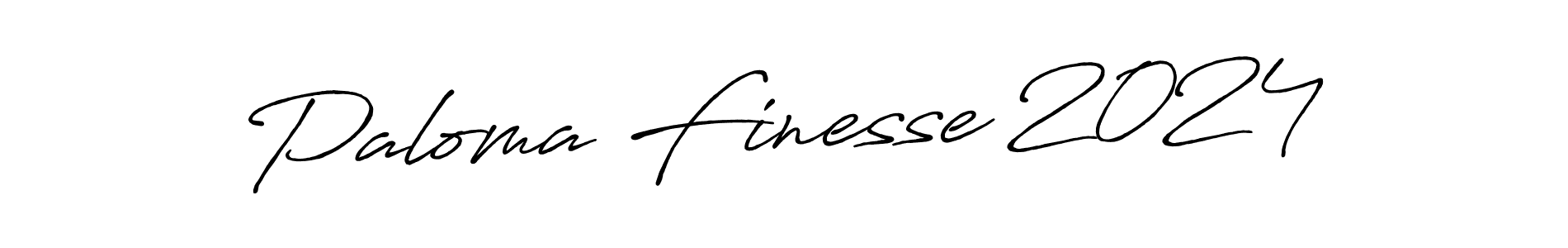 Paloma Finesse 2024 stylish signature style. Best Handwritten Sign (Antro_Vectra_Bolder) for my name. Handwritten Signature Collection Ideas for my name Paloma Finesse 2024. Paloma Finesse 2024 signature style 7 images and pictures png