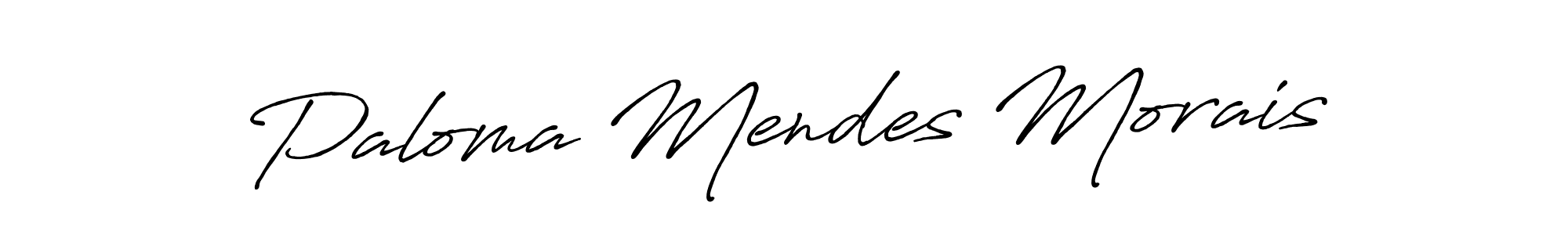 Paloma Mendes Morais stylish signature style. Best Handwritten Sign (Antro_Vectra_Bolder) for my name. Handwritten Signature Collection Ideas for my name Paloma Mendes Morais. Paloma Mendes Morais signature style 7 images and pictures png