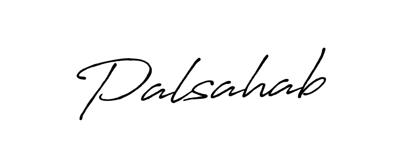 Palsahab stylish signature style. Best Handwritten Sign (Antro_Vectra_Bolder) for my name. Handwritten Signature Collection Ideas for my name Palsahab. Palsahab signature style 7 images and pictures png