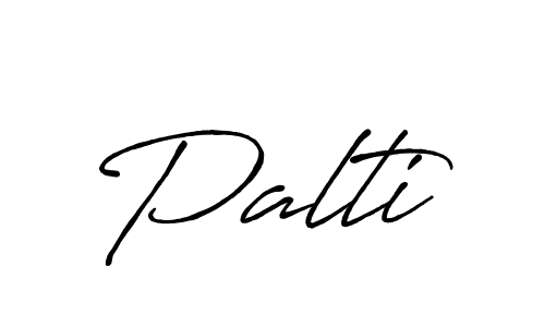 Create a beautiful signature design for name Palti. With this signature (Antro_Vectra_Bolder) fonts, you can make a handwritten signature for free. Palti signature style 7 images and pictures png