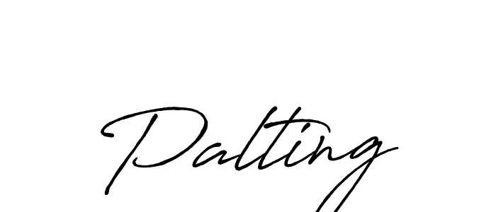 Make a beautiful signature design for name Palting. With this signature (Antro_Vectra_Bolder) style, you can create a handwritten signature for free. Palting signature style 7 images and pictures png