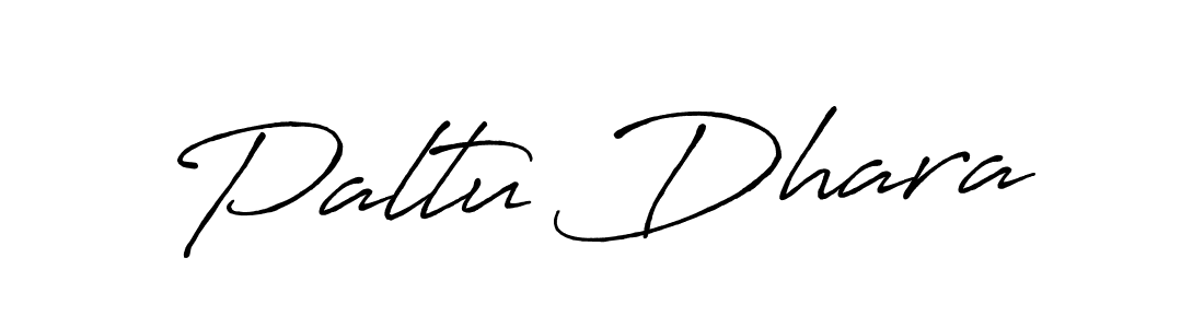 Make a beautiful signature design for name Paltu Dhara. With this signature (Antro_Vectra_Bolder) style, you can create a handwritten signature for free. Paltu Dhara signature style 7 images and pictures png