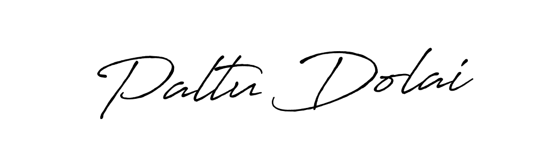 Make a beautiful signature design for name Paltu Dolai. With this signature (Antro_Vectra_Bolder) style, you can create a handwritten signature for free. Paltu Dolai signature style 7 images and pictures png