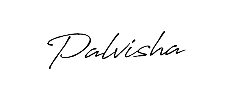 Use a signature maker to create a handwritten signature online. With this signature software, you can design (Antro_Vectra_Bolder) your own signature for name Palvisha. Palvisha signature style 7 images and pictures png