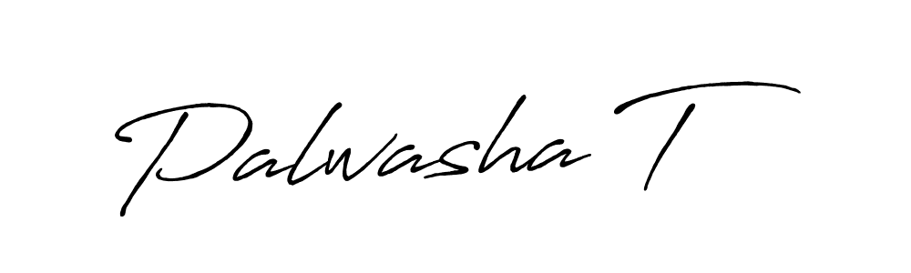 Design your own signature with our free online signature maker. With this signature software, you can create a handwritten (Antro_Vectra_Bolder) signature for name Palwasha T. Palwasha T signature style 7 images and pictures png