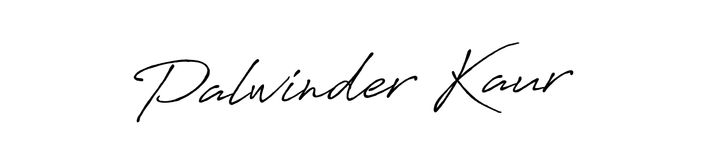 Make a beautiful signature design for name Palwinder Kaur. With this signature (Antro_Vectra_Bolder) style, you can create a handwritten signature for free. Palwinder Kaur signature style 7 images and pictures png