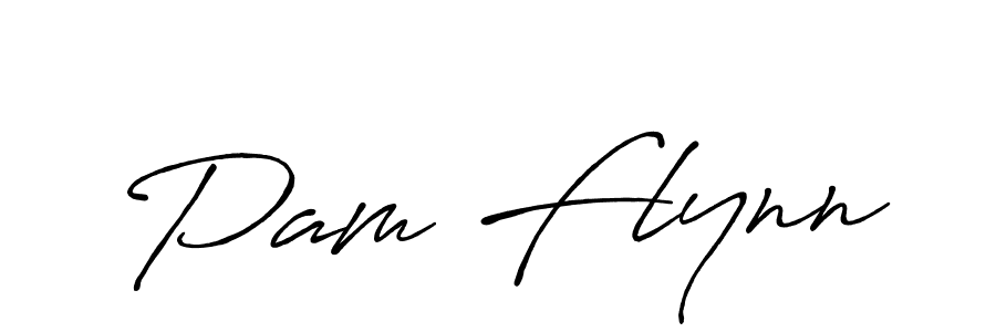 Also we have Pam Flynn name is the best signature style. Create professional handwritten signature collection using Antro_Vectra_Bolder autograph style. Pam Flynn signature style 7 images and pictures png