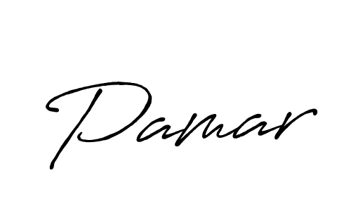 Make a beautiful signature design for name Pamar. With this signature (Antro_Vectra_Bolder) style, you can create a handwritten signature for free. Pamar signature style 7 images and pictures png