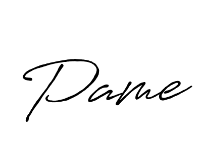 Best and Professional Signature Style for Pame. Antro_Vectra_Bolder Best Signature Style Collection. Pame signature style 7 images and pictures png