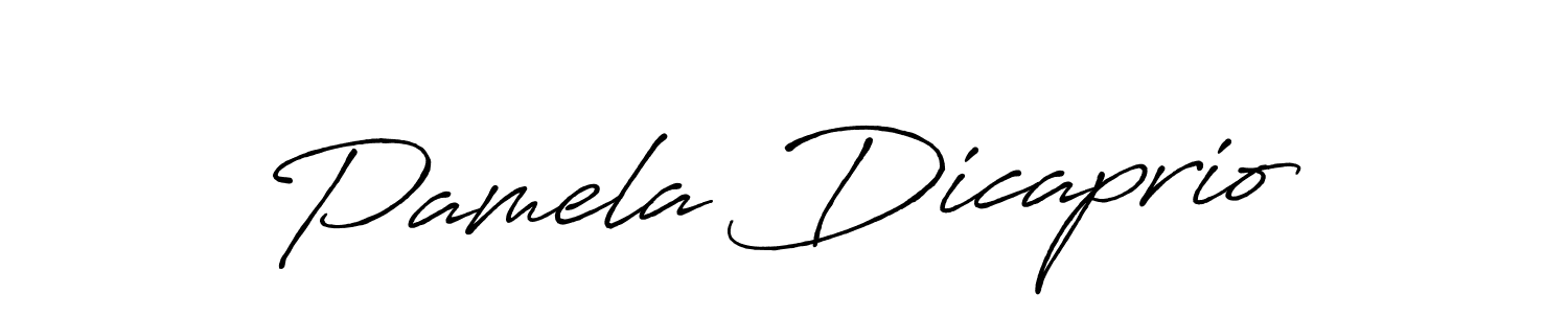 It looks lik you need a new signature style for name Pamela Dicaprio. Design unique handwritten (Antro_Vectra_Bolder) signature with our free signature maker in just a few clicks. Pamela Dicaprio signature style 7 images and pictures png