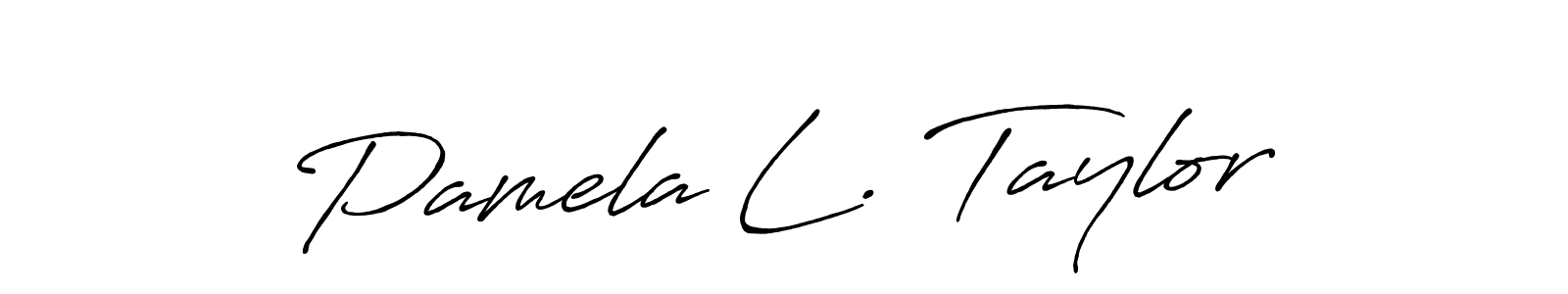 It looks lik you need a new signature style for name Pamela L. Taylor. Design unique handwritten (Antro_Vectra_Bolder) signature with our free signature maker in just a few clicks. Pamela L. Taylor signature style 7 images and pictures png