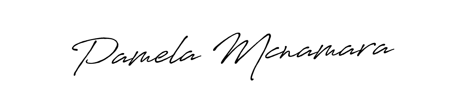 Also we have Pamela Mcnamara name is the best signature style. Create professional handwritten signature collection using Antro_Vectra_Bolder autograph style. Pamela Mcnamara signature style 7 images and pictures png